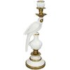 Candle Holder With White Bird - &uarr; 40 Cm
