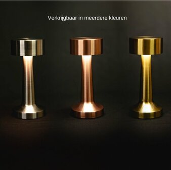 Tafellamp Led oplaadbaar - Brons