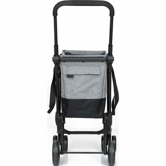 Ceruzo by Playmarket Easy Go Boodschappentrolley  - Zwart-Grijs