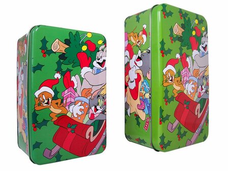 Kerstblikken Tom &amp; Jerry - 2 stuks