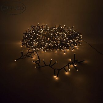Ceruzo Micro Cluster - 800 LED - 16 meter - 8 Lichtfuncties + Geheugen - extra warm wit