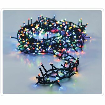 Microcluster - 1800 led - 36m - multicolor - Timer - Lichtfuncties - Geheugen - Buiten