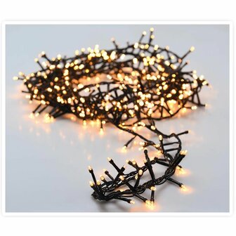 Microcluster - 400 led - 8m - warm wit - Timer - Lichtfuncties - Geheugen - Buiten
