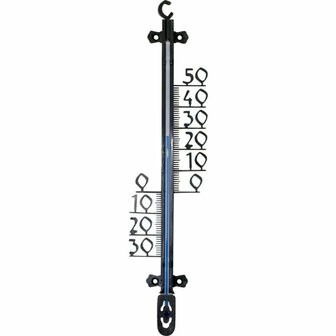 Hendrik Jan Outdoor Thermometer &ndash; Plastic, Black, 26 Cm