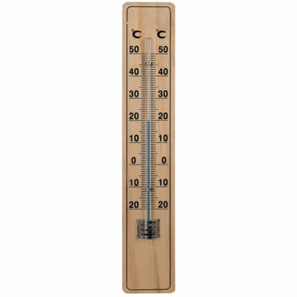 Hendrik Jan Outdoor Thermometer &ndash; Beechwood, 20 Cm