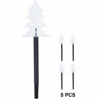 Tuinsteker 5 stuks - met timer - kerstboom