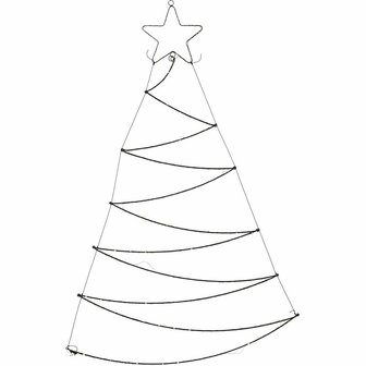 Verlichte Kerstboom - Wanddecoratie - 110cm