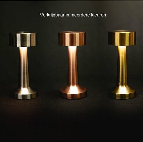 Tafellamp Led oplaadbaar - Goud