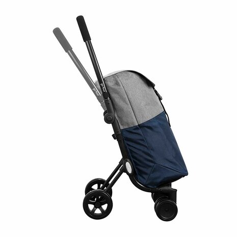 Ceruzo Go Four Boodschappentrolley  - Blauw / Grijs - 43.5 liter - by Playmarket