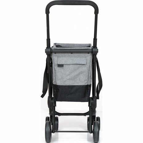 Ceruzo by Playmarket Easy Go Boodschappentrolley  - Zwart-Grijs