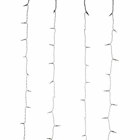 Gordijnverlichting - 240LED -  200x150cm - wit