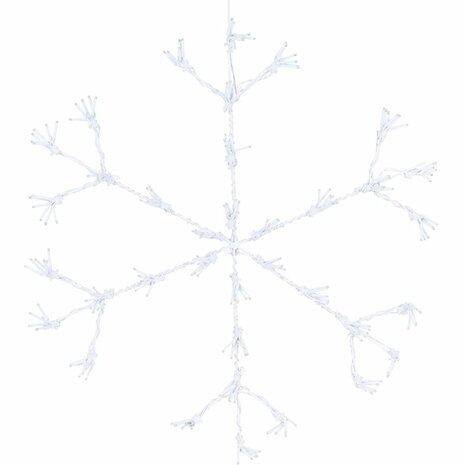Sneeuwvlok 216LED - 60cm - Warm Wit